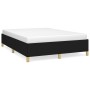 Estructura de cama de tela negra 140x200 cm de vidaXL, Camas y somieres - Ref: Foro24-347167, Precio: 115,23 €, Descuento: %