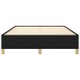 Estructura de cama de tela negra 140x200 cm de vidaXL, Camas y somieres - Ref: Foro24-347167, Precio: 115,23 €, Descuento: %