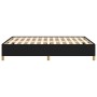 Estructura de cama de tela negra 140x200 cm de vidaXL, Camas y somieres - Ref: Foro24-347167, Precio: 115,23 €, Descuento: %