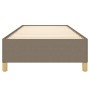 Estructura de cama de tela gris taupe 90x200 cm de vidaXL, Camas y somieres - Ref: Foro24-347137, Precio: 114,44 €, Descuento: %