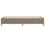 Estructura de cama de tela gris taupe 90x200 cm de vidaXL, Camas y somieres - Ref: Foro24-347137, Precio: 114,44 €, Descuento: %