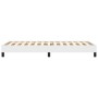 Estructura de cama de cuero sintético blanco 100x200 cm de vidaXL, Camas y somieres - Ref: Foro24-346887, Precio: 72,59 €, De...