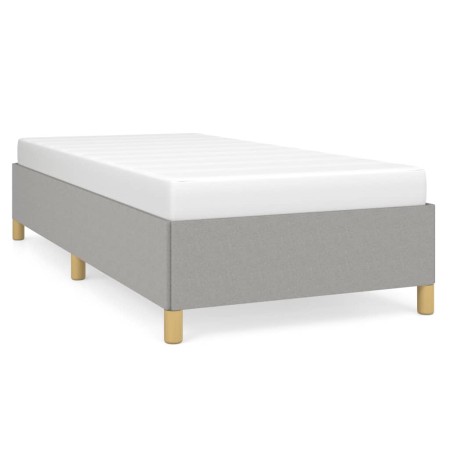 Estructura de cama de tela gris claro 90x200 cm de vidaXL, Camas y somieres - Ref: Foro24-347133, Precio: 93,61 €, Descuento: %