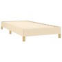 Estructura de cama de tela color crema 100x200 cm de vidaXL, Camas y somieres - Ref: Foro24-346799, Precio: 79,28 €, Descuent...