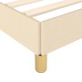 Estructura de cama de tela color crema 100x200 cm de vidaXL, Camas y somieres - Ref: Foro24-346799, Precio: 79,28 €, Descuent...