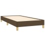 Estructura de cama de tela marrón 100x200 cm de vidaXL, Camas y somieres - Ref: Foro24-346797, Precio: 83,11 €, Descuento: %
