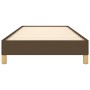 Estructura de cama de tela marrón 100x200 cm de vidaXL, Camas y somieres - Ref: Foro24-346797, Precio: 83,11 €, Descuento: %
