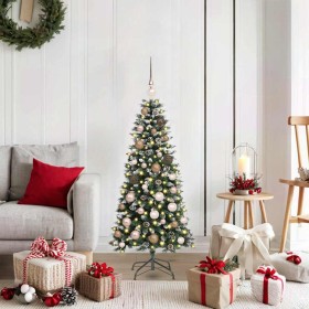 Árbol de Navidad artificial Verde 120 cm PVC, Plástico y Acero en Decoración Festiva y Estacional | Comprar online en Foru.es