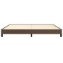 Estructura de cama de cuero sintético marrón 200x200 cm de vidaXL, Camas y somieres - Ref: Foro24-346925, Precio: 104,74 €, D...