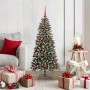Árbol de Navidad artificial Verde 120 cm PVC, Plástico y Acero en Decoración Festiva y Estacional | Comprar online en Foru.es