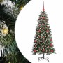 Árbol de Navidad artificial Verde 120 cm PVC, Plástico y Acero en Decoración Festiva y Estacional | Comprar online en Foru.es