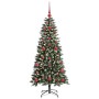 Árbol de Navidad artificial Verde 120 cm PVC, Plástico y Acero en Decoración Festiva y Estacional | Comprar online en Foru.es