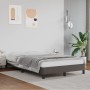 Estructura de cama de cuero sintético gris 120x200 cm de vidaXL, Camas y somieres - Ref: Foro24-346896, Precio: 99,46 €, Desc...