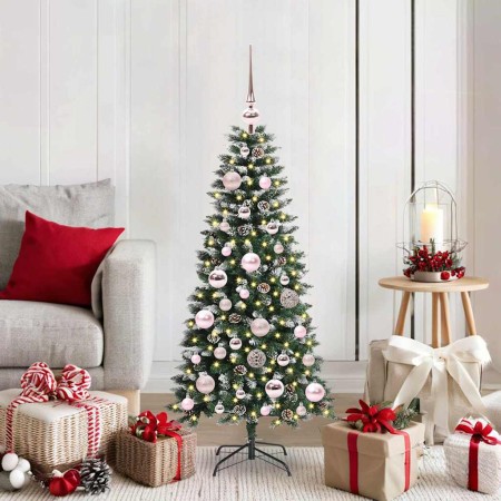 Árbol de Navidad artificial Verde 120 cm PVC, Plástico y Acero en Decoración Festiva y Estacional | Comprar online en Foru.es