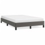 Estructura de cama de cuero sintético gris 120x200 cm de vidaXL, Camas y somieres - Ref: Foro24-346896, Precio: 99,46 €, Desc...