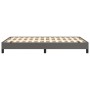 Estructura de cama de cuero sintético gris 120x200 cm de vidaXL, Camas y somieres - Ref: Foro24-346896, Precio: 99,46 €, Desc...