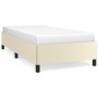 Estructura de cama cuero sintético color crema 80x200 cm de vidaXL, Camas y somieres - Ref: Foro24-347217, Precio: 71,96 €, D...