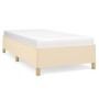 Estructura de cama de tela color crema 100x200 cm de vidaXL, Camas y somieres - Ref: Foro24-347146, Precio: 96,86 €, Descuent...