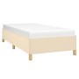 Estructura de cama de tela color crema 100x200 cm de vidaXL, Camas y somieres - Ref: Foro24-347146, Precio: 96,86 €, Descuent...