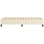 Estructura de cama cuero sintético color crema 80x200 cm de vidaXL, Camas y somieres - Ref: Foro24-347217, Precio: 71,96 €, D...