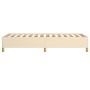 Estructura de cama de tela color crema 100x200 cm de vidaXL, Camas y somieres - Ref: Foro24-347146, Precio: 96,86 €, Descuent...