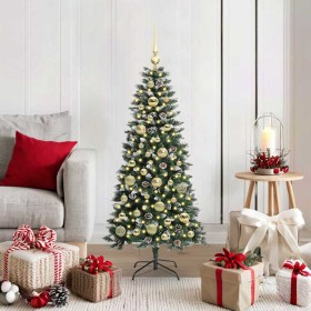 Árbol de Navidad artificial Verde 120 cm PVC, Plástico y Acero en Decoración Festiva y Estacional | Comprar online en Foru.es