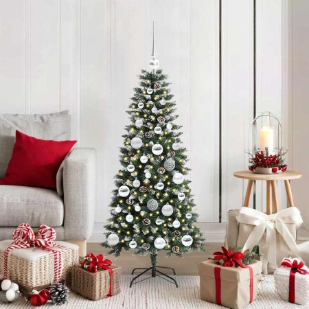 Árbol de Navidad artificial Verde 120 cm PVC, Plástico y Acero en Decoración Festiva y Estacional | Comprar online en Foru.es