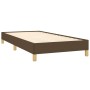 Estructura de cama de tela marrón 90x190 cm de vidaXL, Camas y somieres - Ref: Foro24-346781, Precio: 74,60 €, Descuento: %