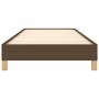 Estructura de cama de tela marrón 90x190 cm de vidaXL, Camas y somieres - Ref: Foro24-346781, Precio: 74,60 €, Descuento: %