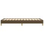 Estructura de cama de tela marrón 90x190 cm de vidaXL, Camas y somieres - Ref: Foro24-346781, Precio: 74,60 €, Descuento: %
