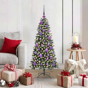 Árbol de Navidad artificial Verde 120 cm PVC, Plástico y Acero en Decoración Festiva y Estacional | Comprar online en Foru.es