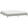 Estructura de cama gris claro tela 180x200 cm de vidaXL, Camas y somieres - Ref: Foro24-346834, Precio: 124,80 €, Descuento: %