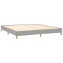 Estructura de cama gris claro tela 180x200 cm de vidaXL, Camas y somieres - Ref: Foro24-346834, Precio: 124,80 €, Descuento: %