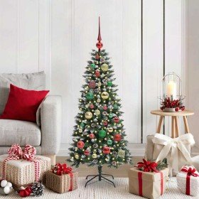 Árbol de Navidad artificial Verde 120 cm PVC, Plástico y Acero en Decoración Festiva y Estacional | Comprar online en Foru.es