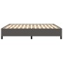 Estructura de cama de cuero sintético gris 200x200 cm de vidaXL, Camas y somieres - Ref: Foro24-347267, Precio: 146,58 €, Des...