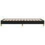 Estructura de cama de tela negra 90x200 cm de vidaXL, Camas y somieres - Ref: Foro24-346788, Precio: 77,21 €, Descuento: %