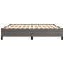 Estructura de cama de cuero sintético gris 200x200 cm de vidaXL, Camas y somieres - Ref: Foro24-347273, Precio: 140,42 €, Des...