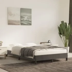 Estructura de cama de terciopelo gris oscuro 120x200 cm de vidaXL, Camas y somieres - Ref: Foro24-346965, Precio: 98,25 €, De...