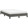 Estructura de cama de terciopelo gris oscuro 120x200 cm de vidaXL, Camas y somieres - Ref: Foro24-346965, Precio: 99,51 €, De...
