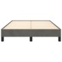 Estructura de cama de terciopelo gris oscuro 120x200 cm de vidaXL, Camas y somieres - Ref: Foro24-346965, Precio: 99,51 €, De...