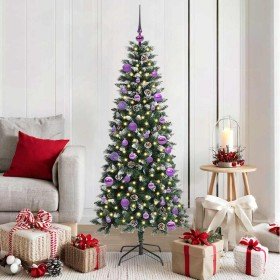 Árbol de Navidad artificial Verde 150 cm PVC, Plástico y Acero en Decoración Festiva y Estacional | Comprar online en Foru.es