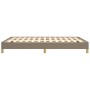 Estructura de cama de tela gris taupe 140x200 cm de vidaXL, Camas y somieres - Ref: Foro24-346822, Precio: 102,72 €, Descuent...