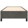 Estructura de cama de terciopelo gris oscuro 90x190 cm de vidaXL, Camas y somieres - Ref: Foro24-347295, Precio: 96,26 €, Des...