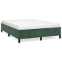Estructura de cama de terciopelo verde 140x200 cm de vidaXL, Camas y somieres - Ref: Foro24-347327, Precio: 115,08 €, Descuen...