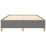 Estructura de cama de tela gris oscuro 140x190 cm de vidaXL, Camas y somieres - Ref: Foro24-347158, Precio: 114,76 €, Descuen...