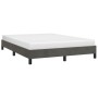 Estructura de cama de terciopelo gris oscuro 140x190 cm de vidaXL, Camas y somieres - Ref: Foro24-346971, Precio: 98,58 €, De...