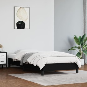 Estructura de cama cuero sintético negro 80x200 cm de vidaXL, Camas y somieres - Ref: Foro24-346868, Precio: 69,10 €, Descuen...