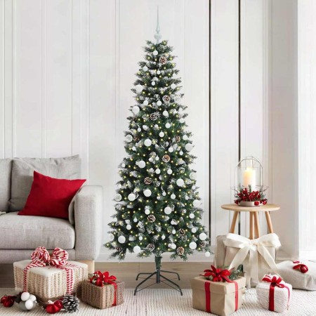 Árbol de Navidad artificial Verde 180 cm PVC, Plástico y Acero en Decoración Festiva y Estacional | Comprar online en Foru.es