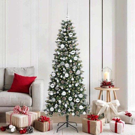 Árbol de Navidad artificial Verde 180 cm PVC, Plástico y Acero en Decoración Festiva y Estacional | Comprar online en Foru.es