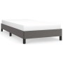 Estructura de cama cuero sintético gris 80x200 cm de vidaXL, Camas y somieres - Ref: Foro24-346872, Precio: 75,26 €, Descuent...